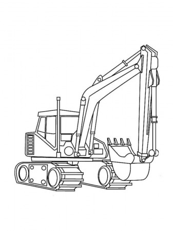 Free Excavator coloring pages. Free Printable Excavator coloring pages.