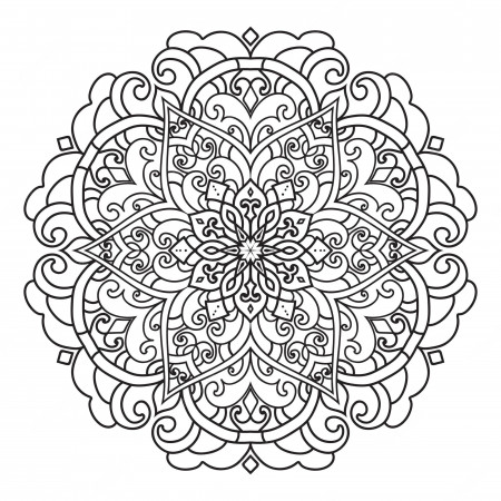 Premium Vector | Mandalas for coloring book color pages .anti-stress  coloring book page for adults.