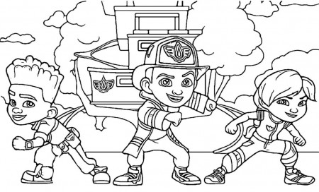 Coloring Pages firebuds 13 – Coloring Pages