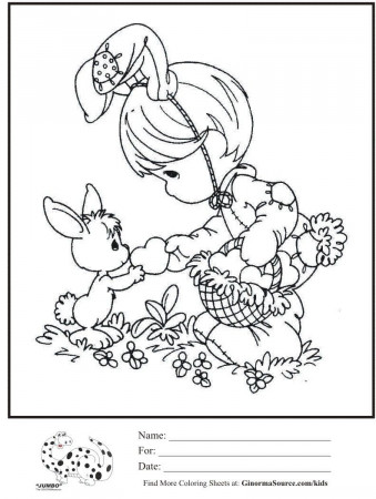 Precious Moments | Precious moments coloring pages, Easter coloring book, Easter  coloring pages