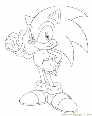 Sonic 20 Coloring Page for Kids - Free Sonic X Printable Coloring Pages  Online for Kids - ColoringPages101.com | Coloring Pages for Kids