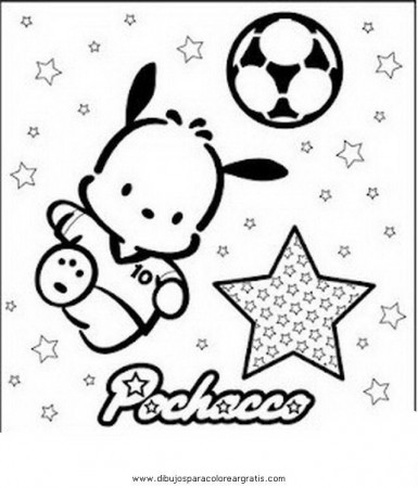 Pochacco | Hello kitty colouring pages, Hello kitty coloring, Hello kitty  items