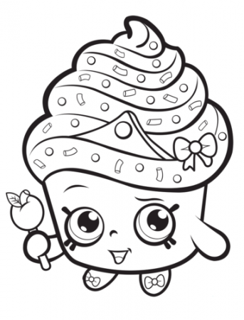 35 Free Cupcake Coloring Pages Printable