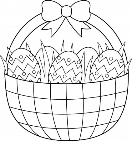 Free Empty Easter Basket Coloring Page, Download Free Empty Easter Basket  Coloring Page png images, Free ClipArts on Clipart Library