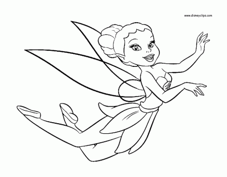 Rosetta from tinkerbell coloring pages