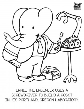 STEM coloring pages, by the Oregon State Board of Examiners for ...