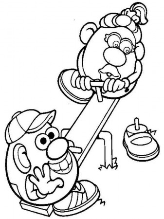 Mr Potato Head coloring pages