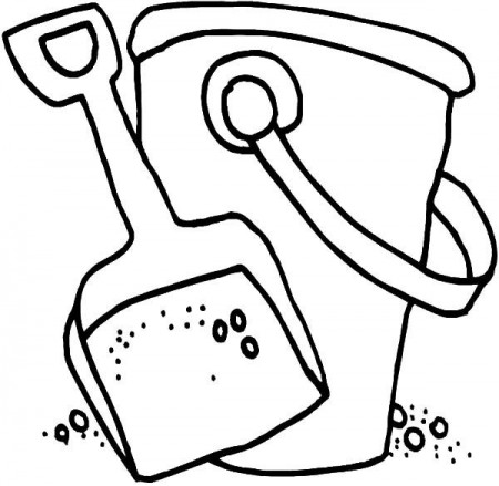 Pin on Bucket Coloring Pages