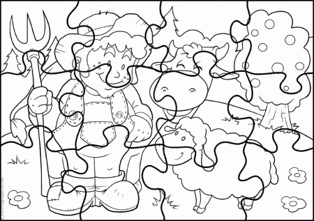 Jigsaw Puzzle 2 | Coloring Pages 24