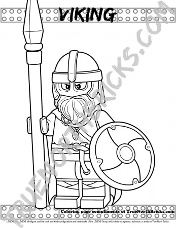 Minifigure Monday: Viking Warrior Warrior - True North Bricks | Mini  figures, Lego coloring pages, Coloring pages