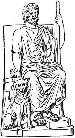 Roman God Pluto Colouring Pages - Free Colouring Pages