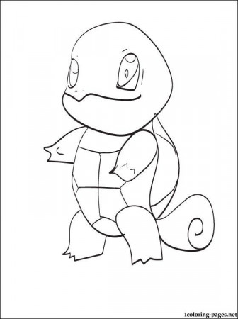 Pokemon Squirtle Coloring Pages | Color Makerz