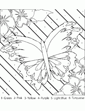 Coloring by numbers | Color By ...