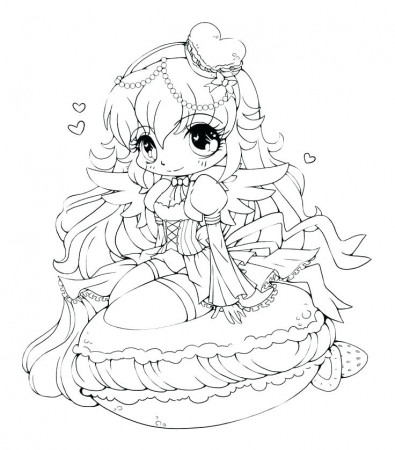 Anime Girl Coloring Pages To Print at GetDrawings.com | Free ...