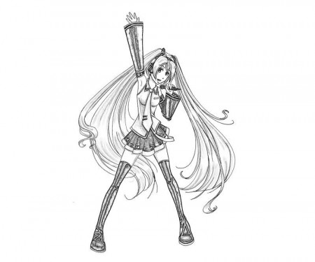 Hatsune Miku Project Hatsune Miku Happy | How Coloring ...