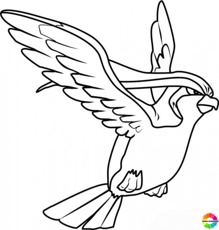 Pidgey coloring pages free - Sky-type ...