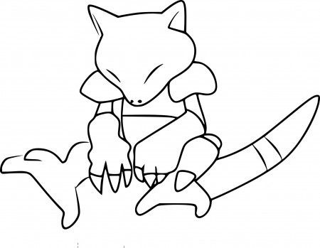 Abra Pokemon Go coloring page - free ...