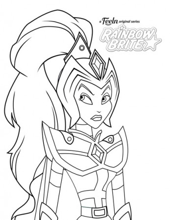 Dark Princess Coloring Page | crayola.com