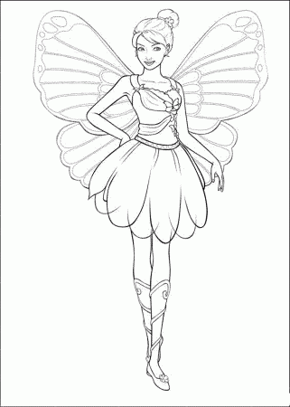 barbie coloring pages - Clip Art Library
