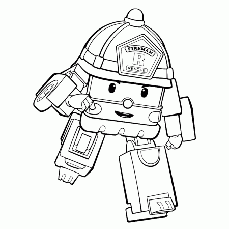 ▷ Robocar Poli: Coloring Pages & Books - 100% FREE and printable!