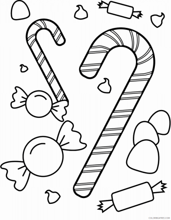 Candy Coloring Pages sweets candy 11 Printable 2021 1399 Coloring4free -  Coloring4Free.com