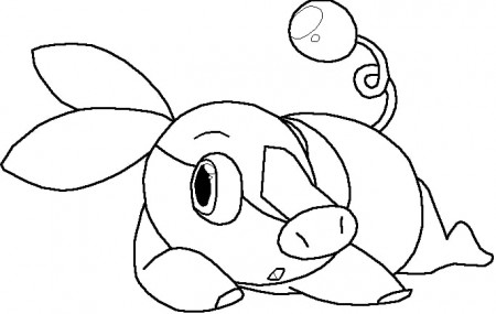 Printable Tepig Coloring Pages - Anime Coloring Pages