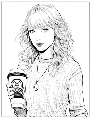 30 Amazing Taylor Swift Coloring Pages ...