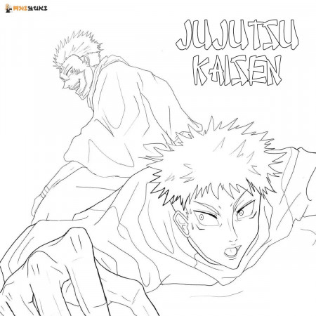 Jujutsu Kaisen Coloring Pages