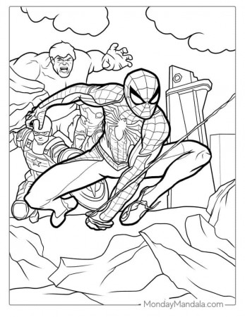 PDF Printables) | Spiderman coloring ...