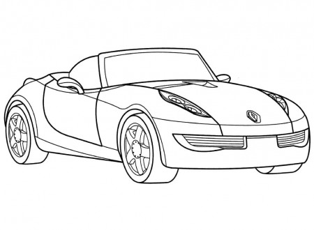 Renault Wind coloring page - Download ...