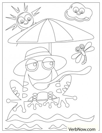 Free FROGS Coloring Pages for Download (Printable PDF)