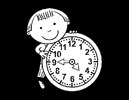 The hours coloring page - Coloringcrew.com