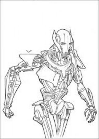 Robot #190 (Characters) – Printable coloring pages