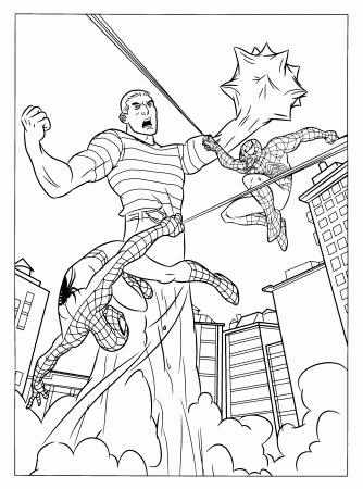 Spiderman 3 coloring pages | Spiderman coloring, Coloring books ...