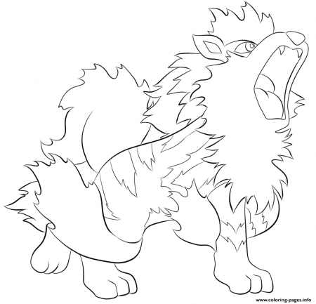 Print 059 arcanine pokemon coloring pages | Pokemon coloring pages ...