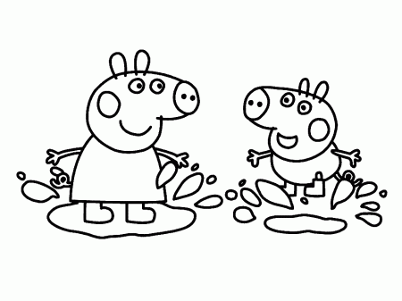 Peppa Pig Cartoon Kids Coloring Pages | Coloring.Cosplaypic.com