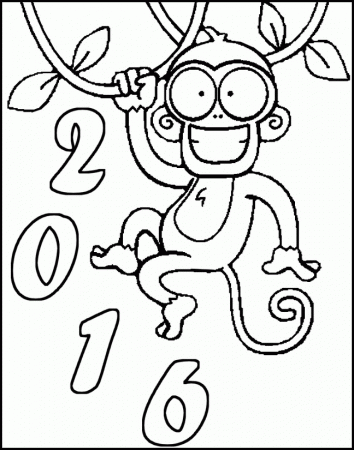 8 Pics of Year Of Monkey Printable Coloring Pages - Curious George ...