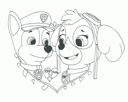 Paw Patrol Coloring Pages – Birthday Printable
