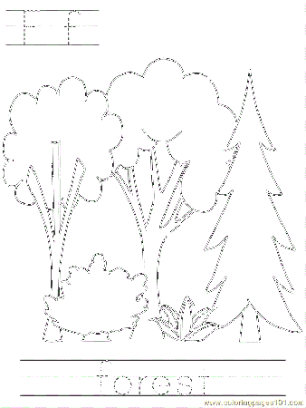 Bposter Forest Coloring Page for Kids - Free Others Printable Coloring Pages  Online for Kids - ColoringPages101.com | Coloring Pages for Kids