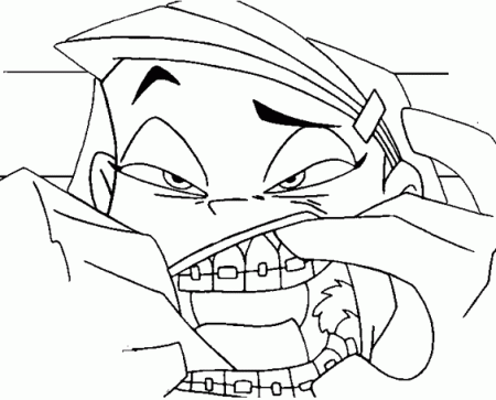 Coloring Page - Braceface coloring pages 3
