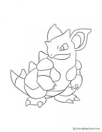 Nidoqueen | Coloring Page Central