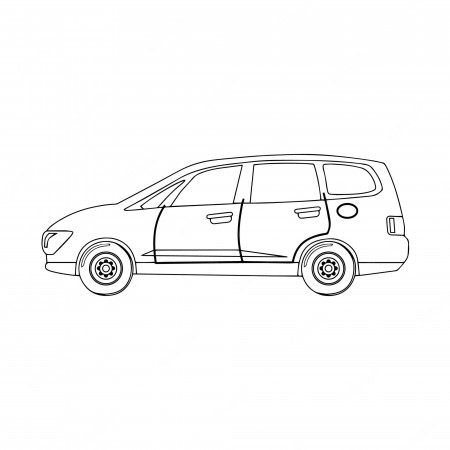 Premium Vector | Coloring page outline of cars vehicles coloring book for  kids