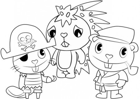 Pin on Happy Tree Friends Coloring Pages