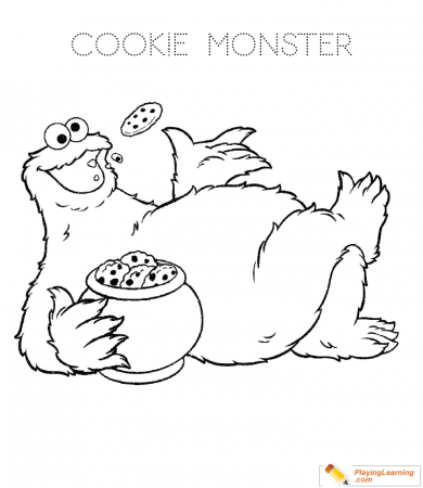 Cookie Coloring Page 23 | Free Cookie Coloring Page