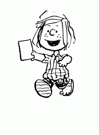 Peppermint Patty | Snoopy coloring pages, Coloring pages, Cartoon coloring  pages