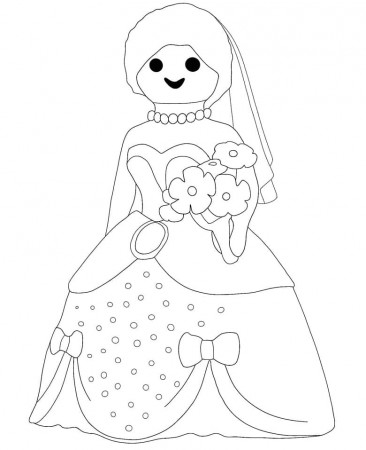 Wedding Playmobil Coloring Page - Free Printable Coloring Pages for Kids