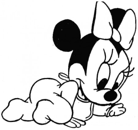 Cute Minnie Mouse Coloring Pages PDF Ideas - Coloringfolder.com