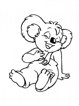 Blinky Bill coloring pages