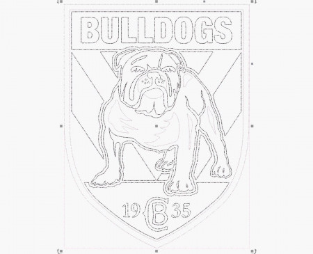 NRL SVG Canterbury Bulldogs Logo Vector File Digital Download - Etsy