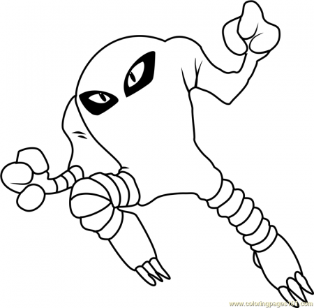 Hitmonlee Pokemon Coloring Page for Kids - Free Pokemon Printable Coloring  Pages Online for Kids - ColoringPages101.com | Coloring Pages for Kids